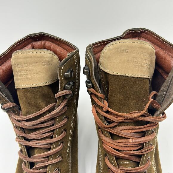 THE SUPERDRY CO. EDMOND COGNAC MENS LEATHER BOOT SIZE 12 main image 9